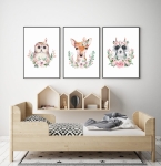 Zestaw 3 obrazki leśni przyjaciele akwarela Nr 9 .jpg