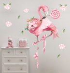 FLAMING Z LIZAKIEM- NAKLEJKA NA ŚCIANĘ.jpg