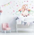 jednorożec tęczowy,gwiazdki , kropki - naklejka.jpg