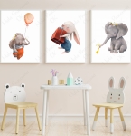 ZESTAW 3 OBRAZKI,SŁONIK,ZAJĄCZEK,PREZENT.jpg