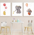 ZESTAW 3 OBRAZKI,SŁONIKI,KACZUSZKA,BALONIKI.jpg