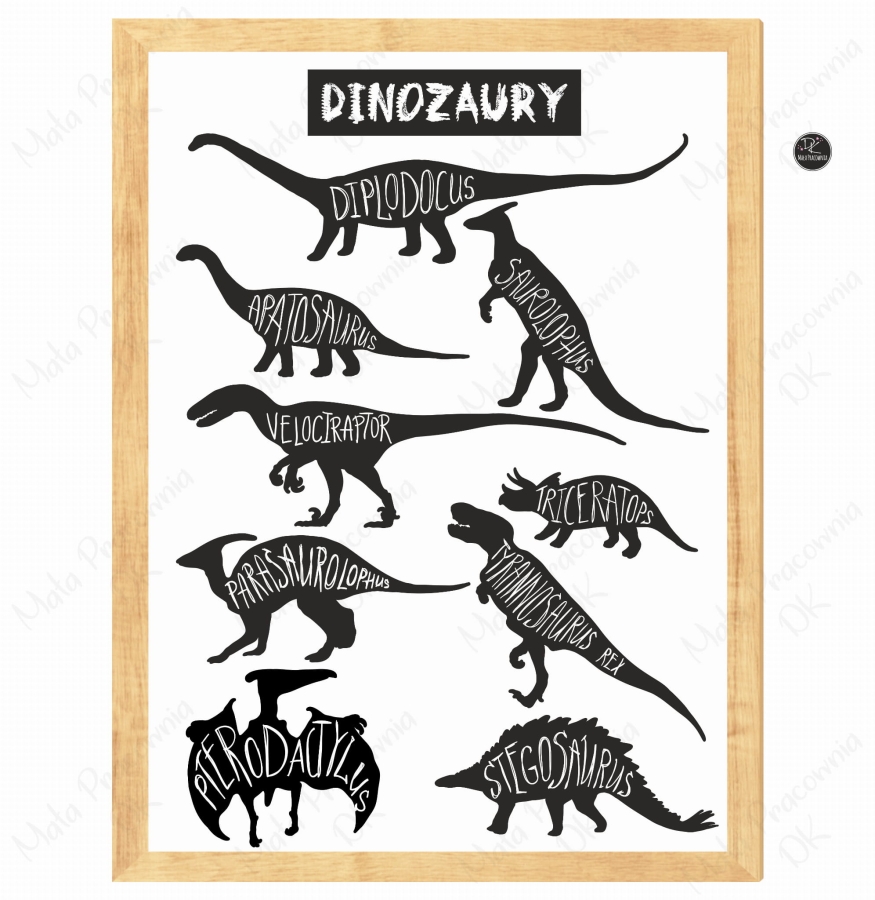 Plakaty,obrazki dinozaury dla chłopców .jpg