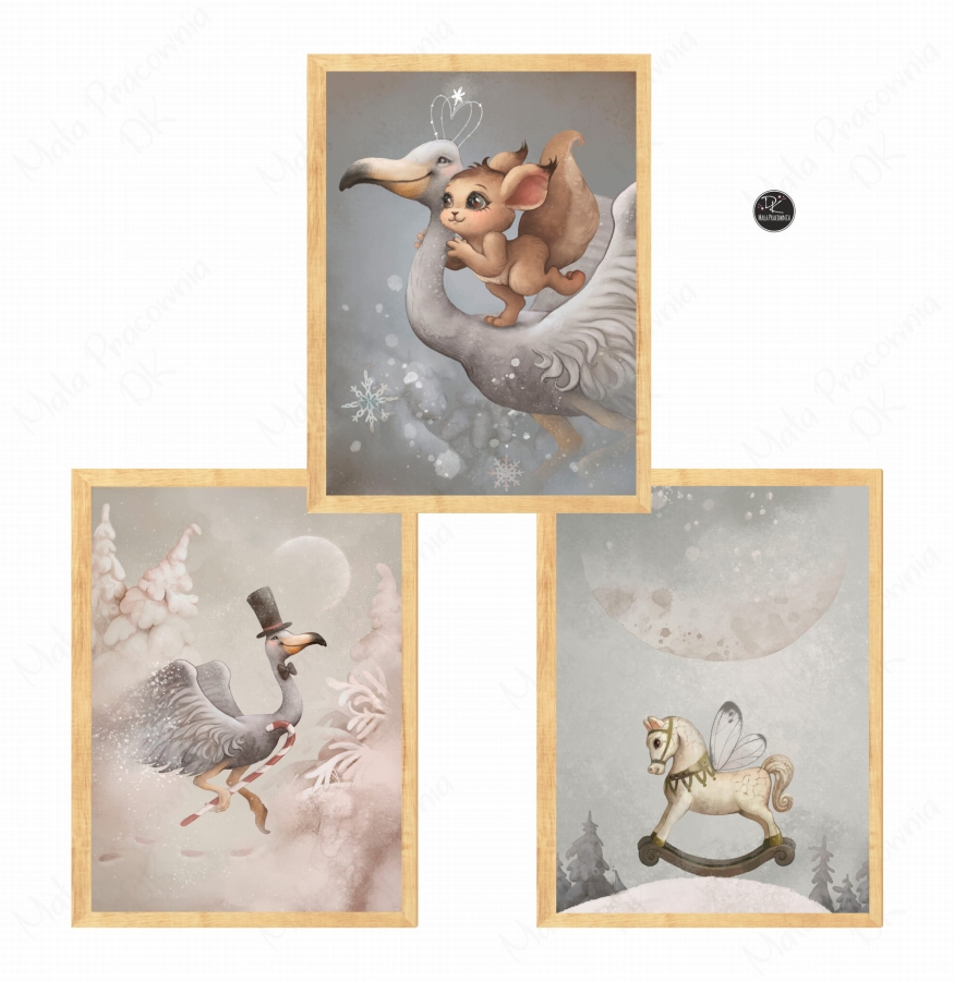 Zestaw 3 plakaty Magic Dreams Mała Pracownia DK.jpg