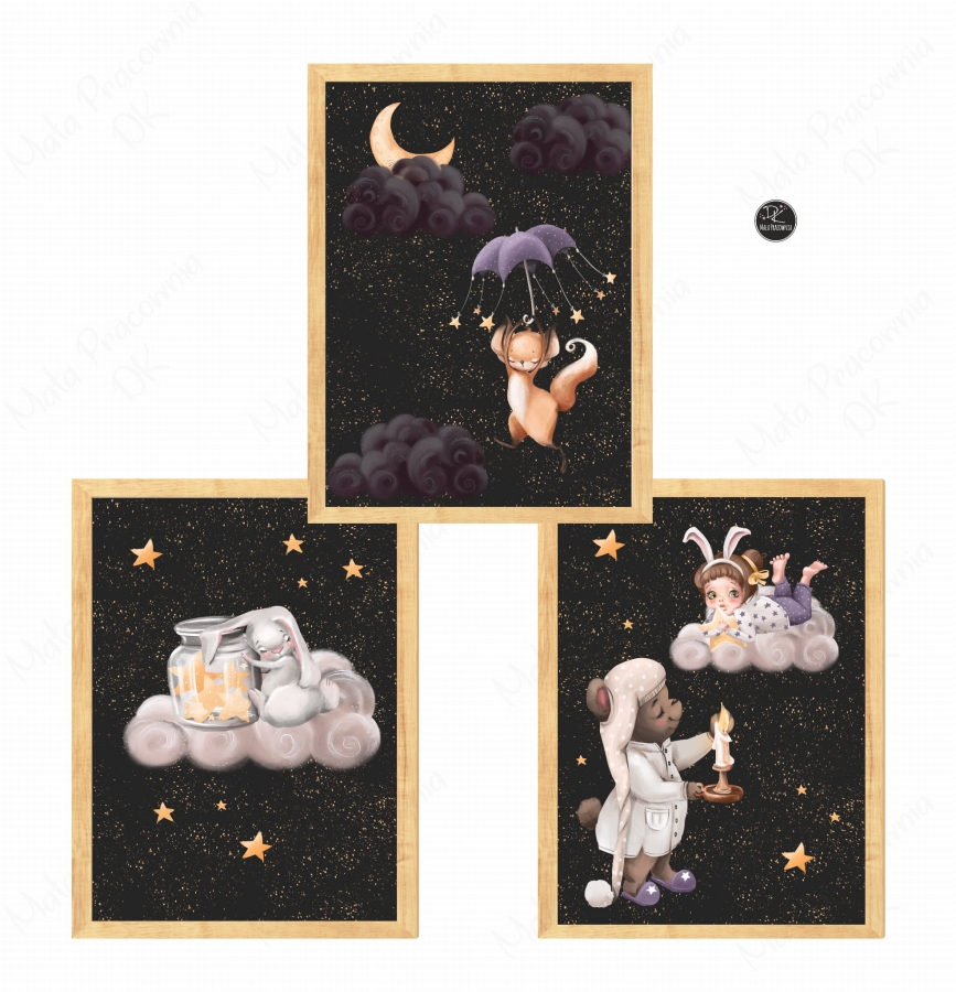 Zestaw 3 plakaty Magic Dreams    .jpg