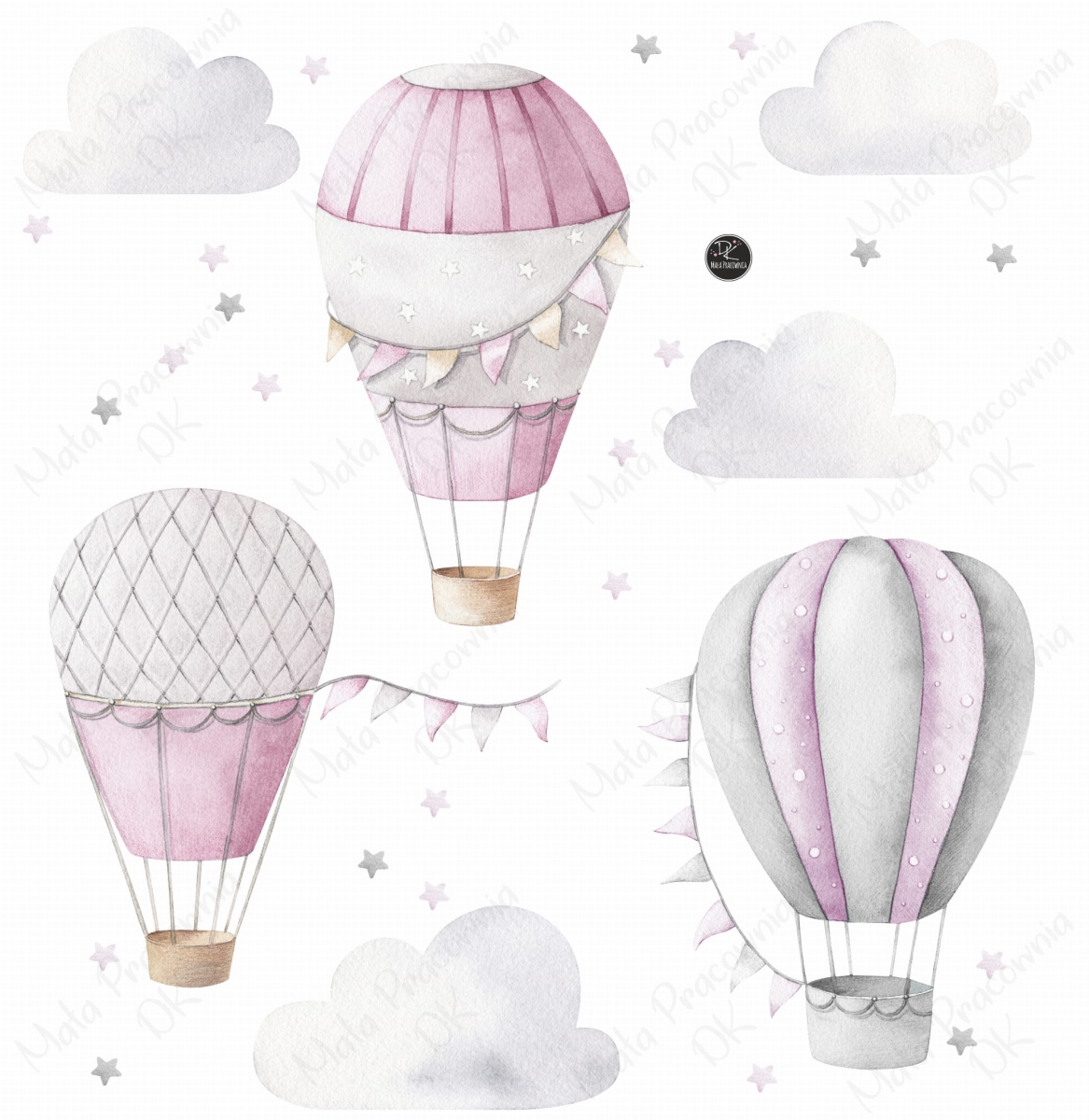 balony,chmury,gwiazdki róż.jpg