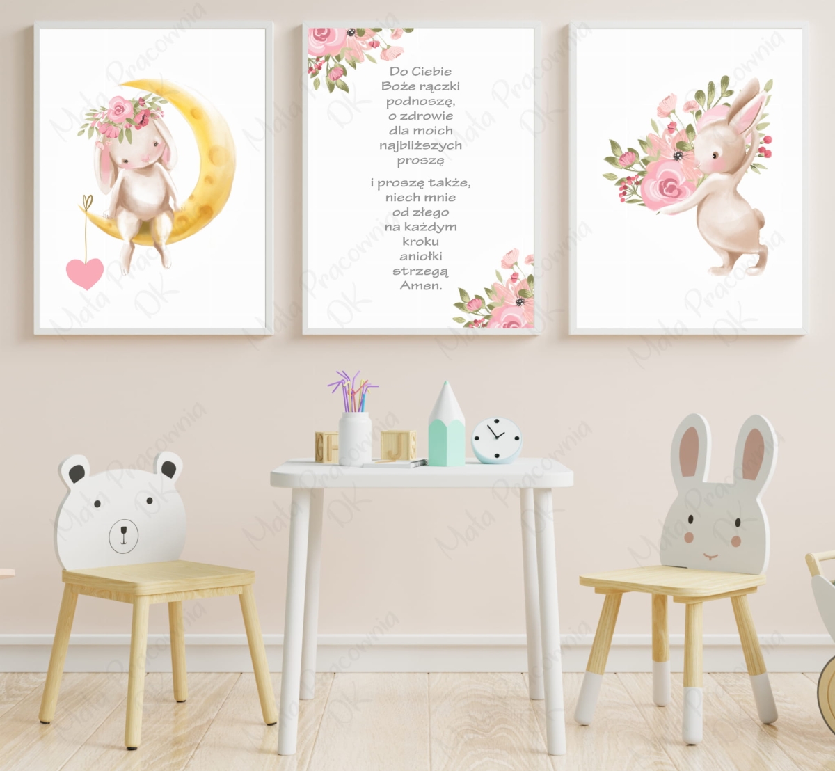 Tryptyk zajączek na księżycu,modlitwa .jpg