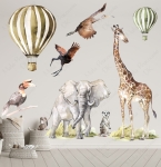 Sawanna Afryka słoń,zyrafa,balon.jpg