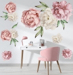 Piwonie ,kwiaty peonie XXL NAKLEJKA.jpg