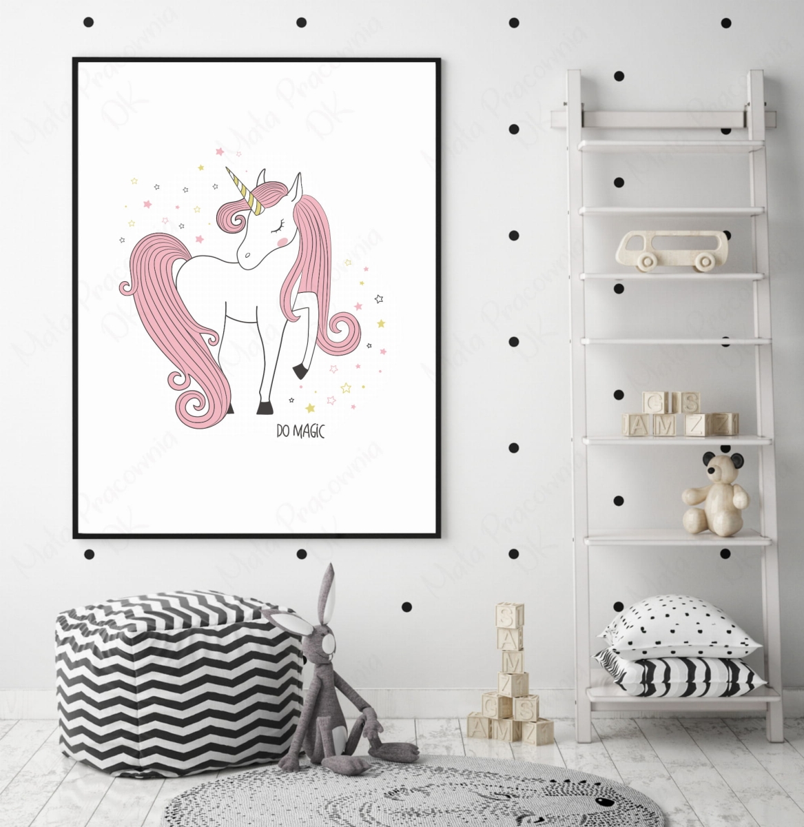 Plakat na ścianę jednorożec UNICORN.jpg