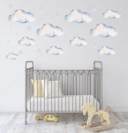 Naklejka niebieskie chmurki ,gwiazdki  akwarela.jpg