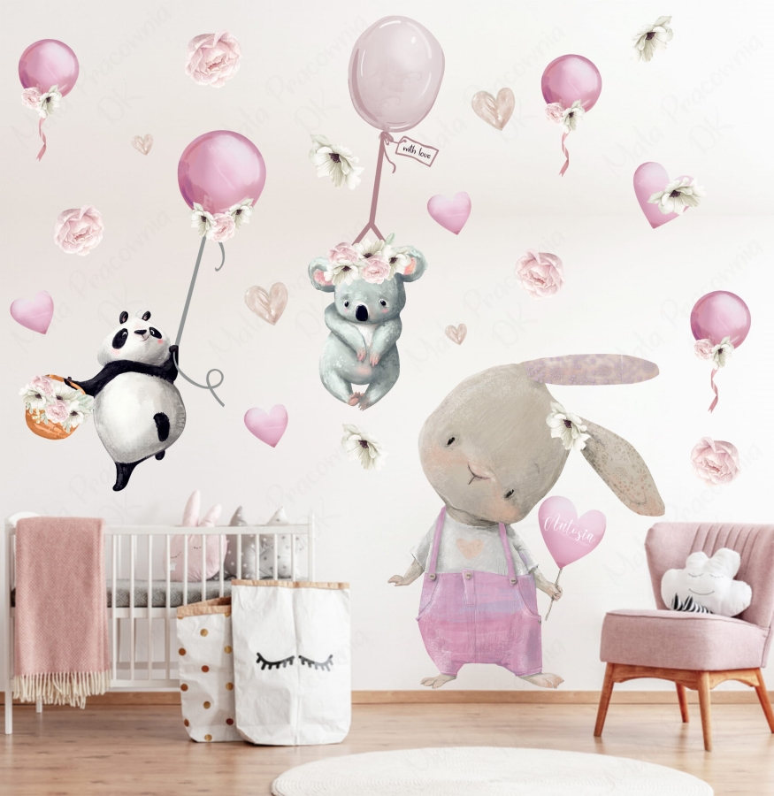 Latająca panda, koala ,zajączek kwiaty.jpg