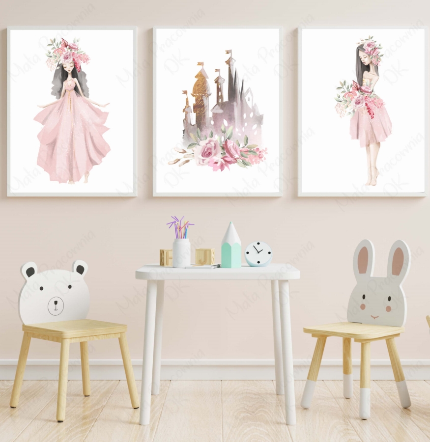 Zestaw 3 plakaty jednorożec pastelowy Nr2.jpg