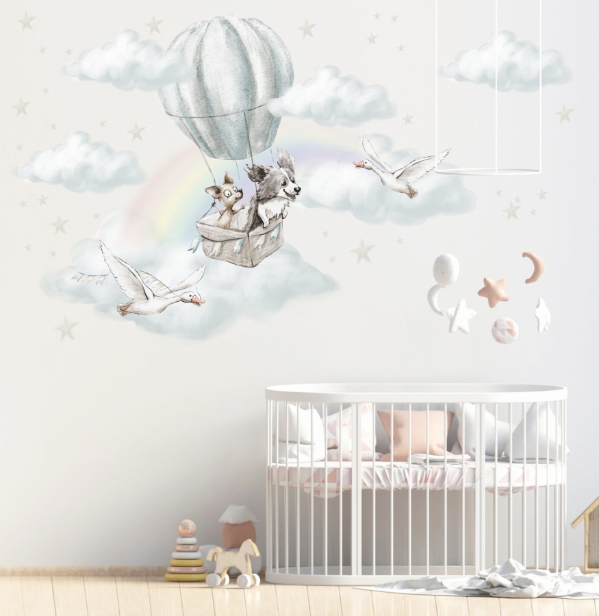 Naklejka na ścianę Podniebne loty Nr1.jpg