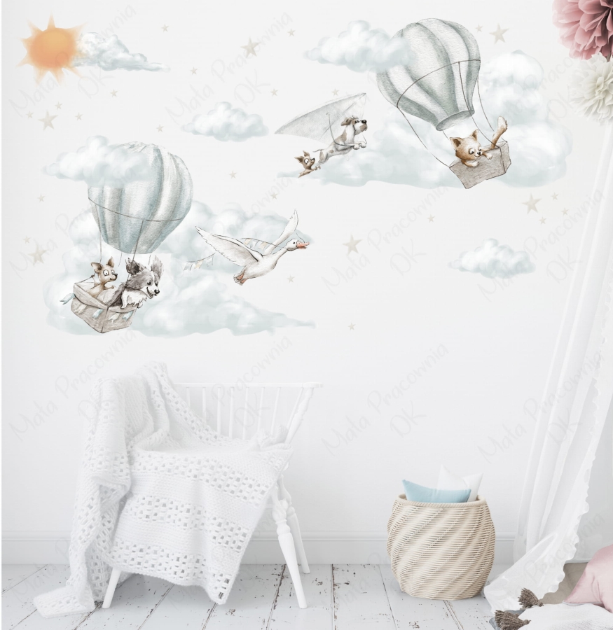 Naklejka na ścianę Podniebne loty Nr3.jpg