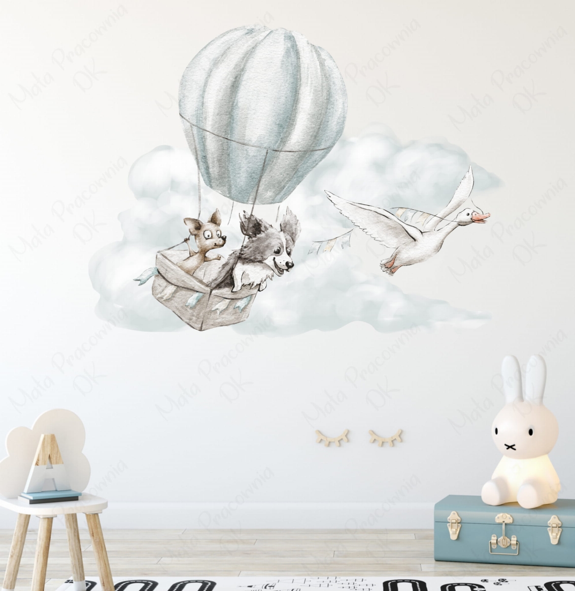 Naklejka na ścianę Podniebne loty Nr4.jpg