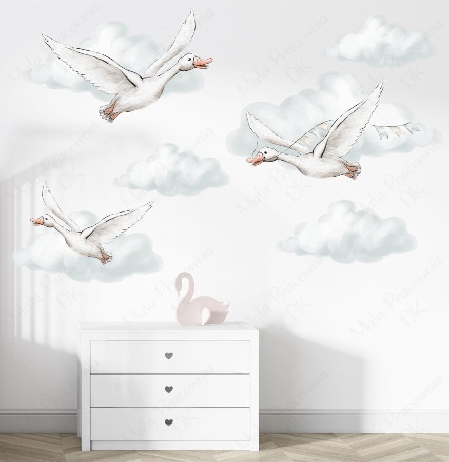 Naklejka na ścianę Podniebne loty Nr5 - Mała Pracownia  DK.jpg