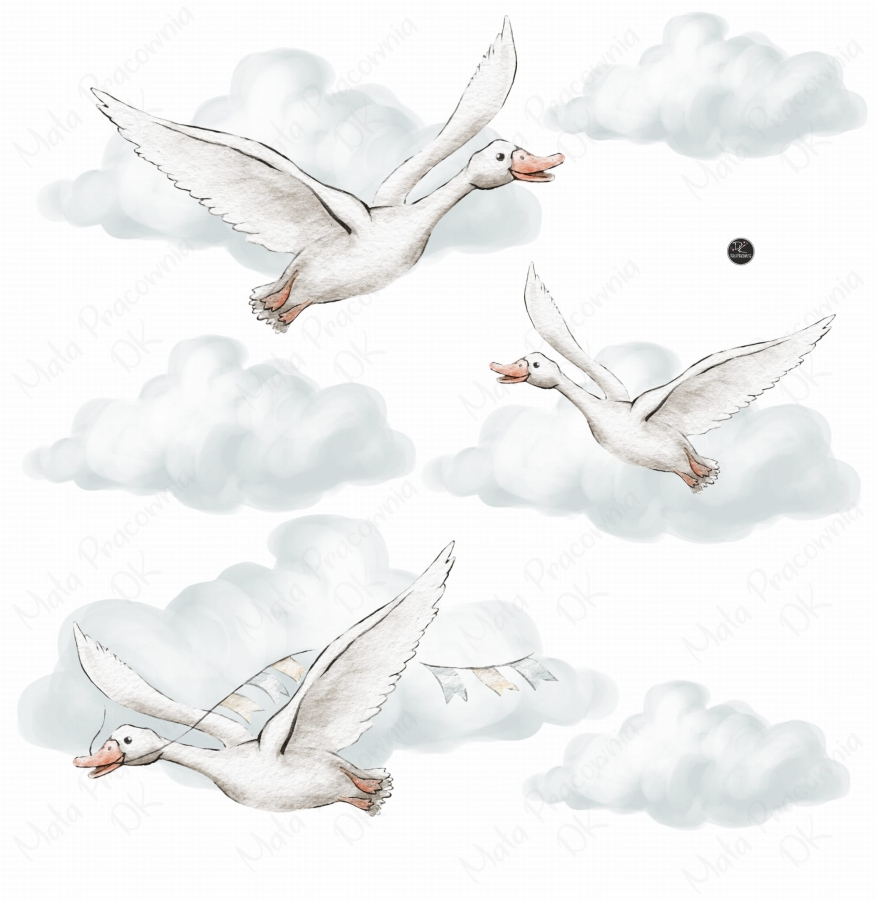 Naklejka na ścianę Podniebne loty Nr5 - Mała Pracownia DK.jpg