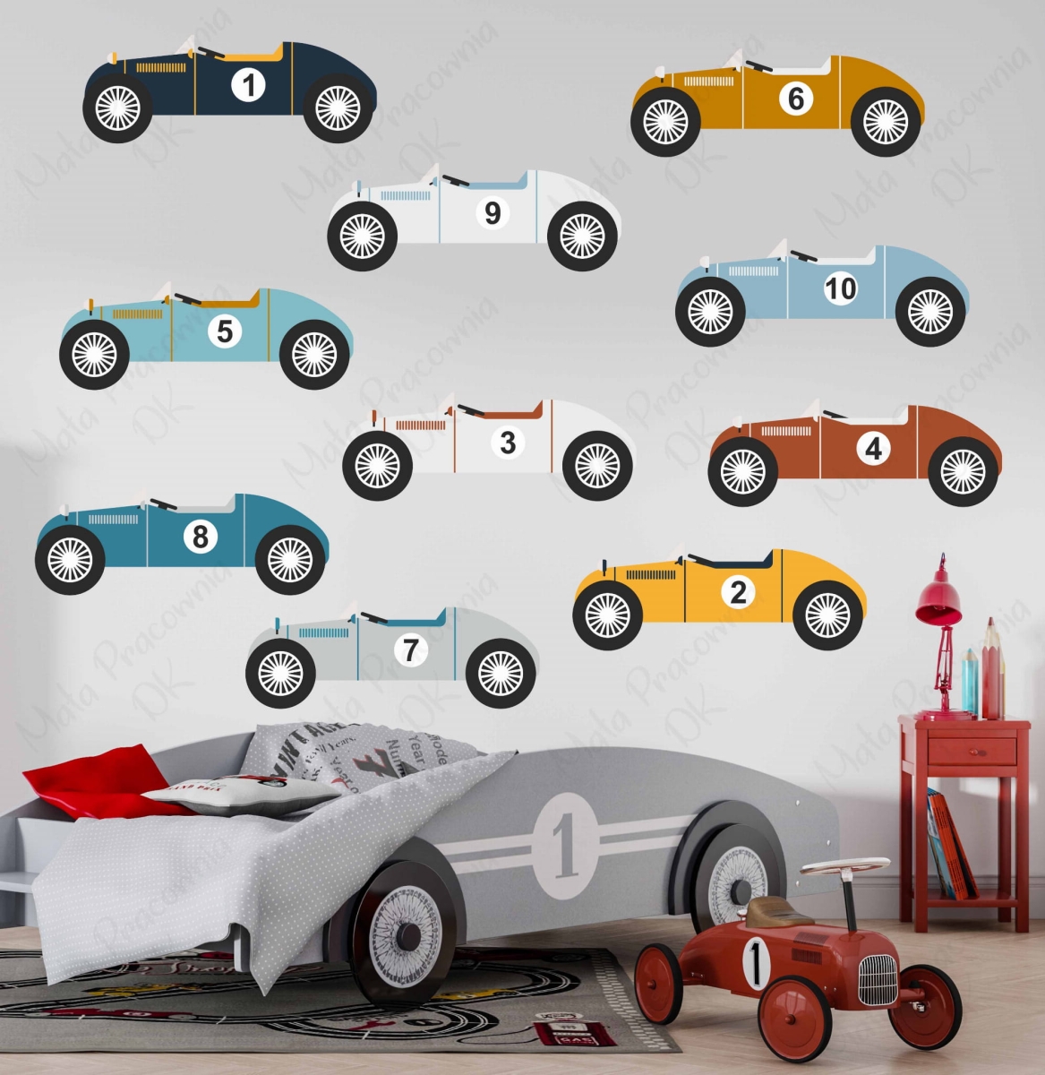 Auta, cars ,racing -  naklejka na ścianę Nr2.jpg