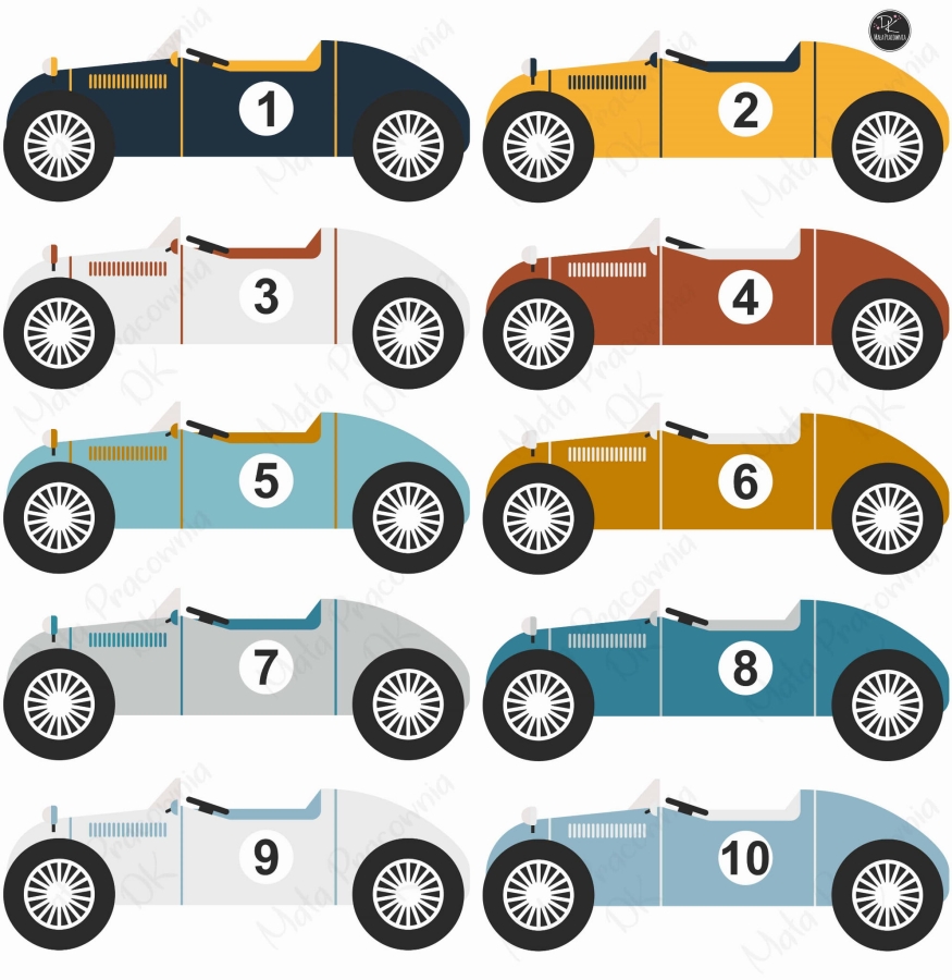 Auta, cars ,racing -  naklejka na ścianę Nr 2.jpg