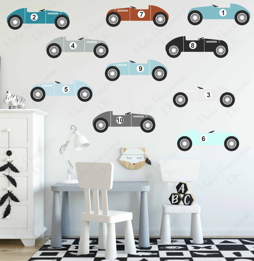 Auta, cars ,racing -  naklejka na ścianę Nr 3.jpg