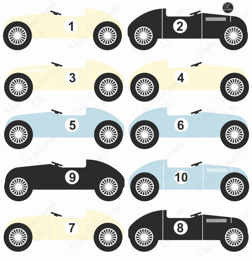 Auta, cars ,racing -  naklejka na ścianę Nr4.jpg