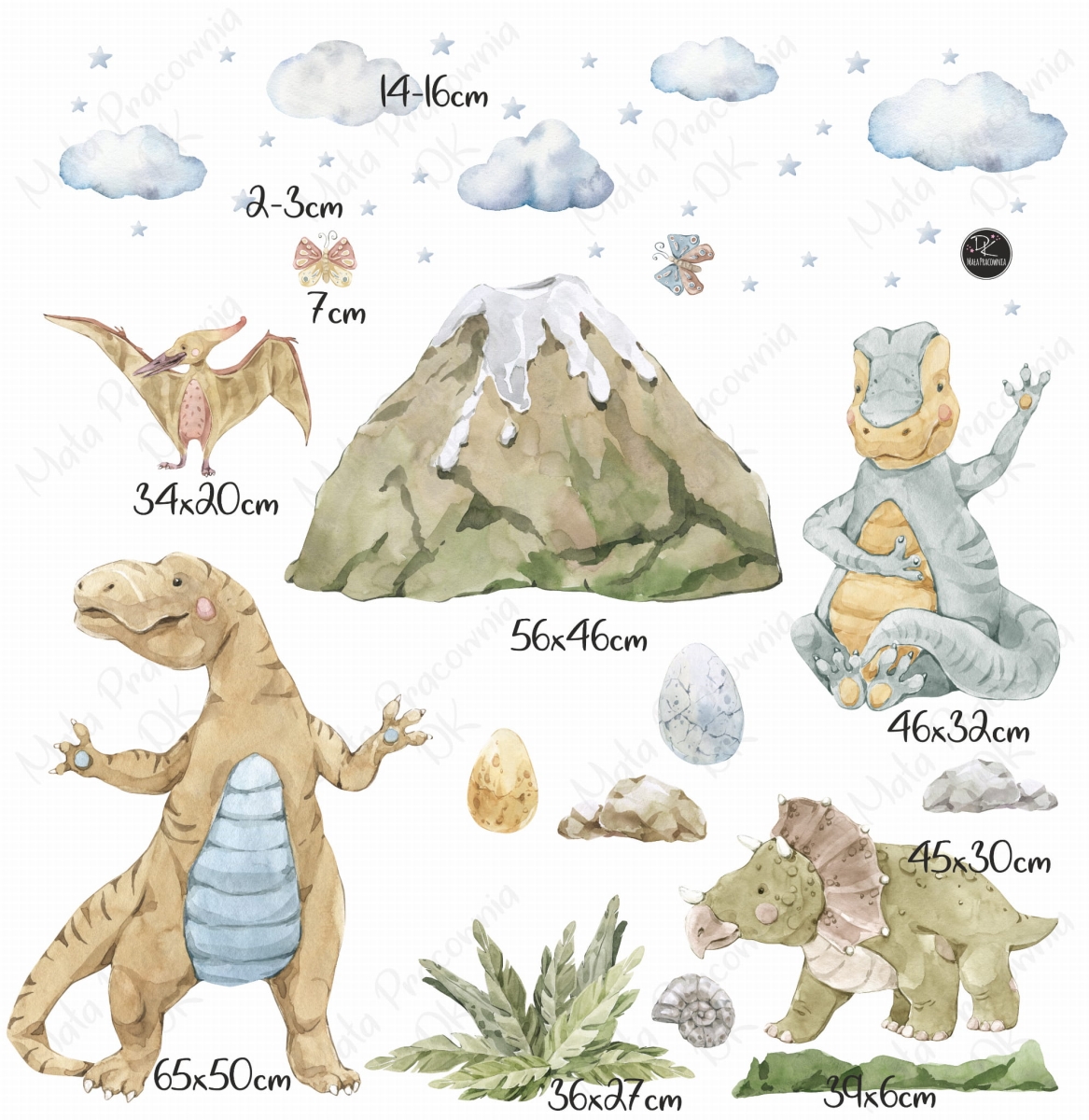 Triceratops,  Stegozaur,  Pteranodon.jpg