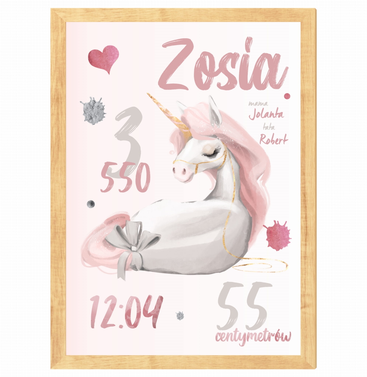 Metryczka jednorożec pastelowy Mała Pracownia DK.jpg