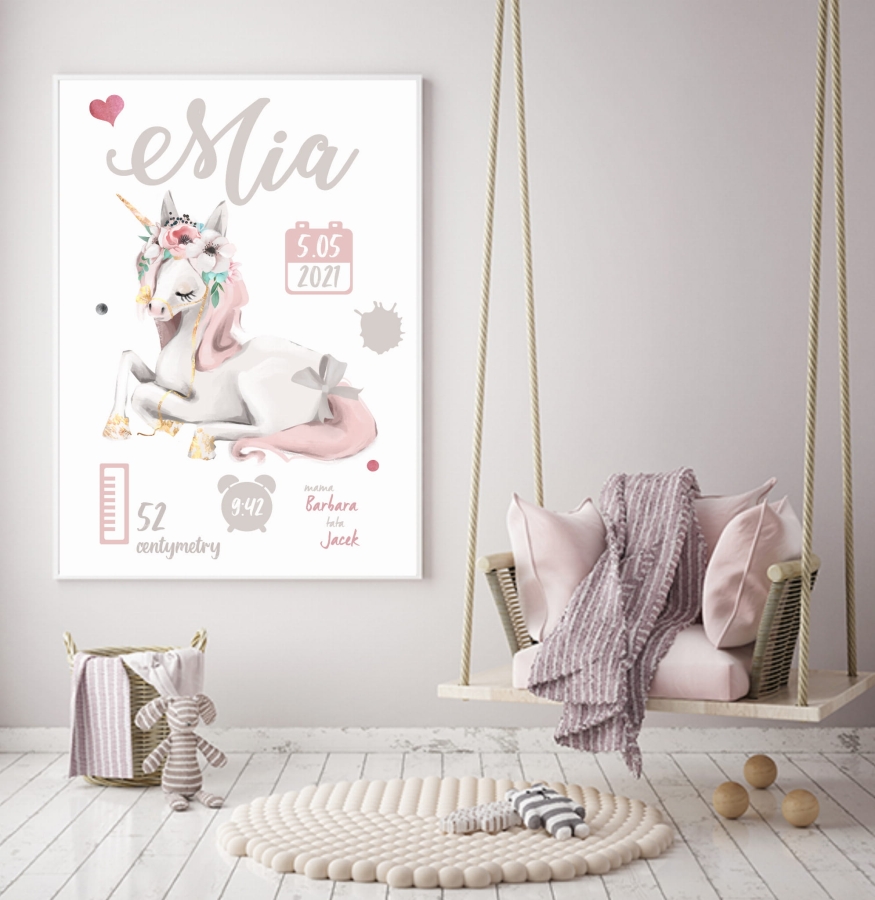 metryczka dla dzieci jednorożec.jpg
