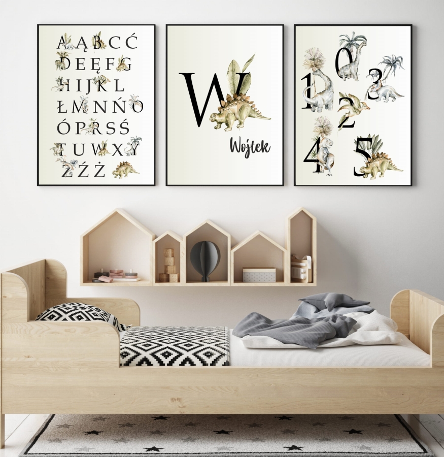 Dinozaury - Zestaw 3 plakaty DINO Nr 4.jpg