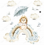 Pastelowe króliczki, tęcza,chmurki - akwarelowa kolekcja Nr3.jpg