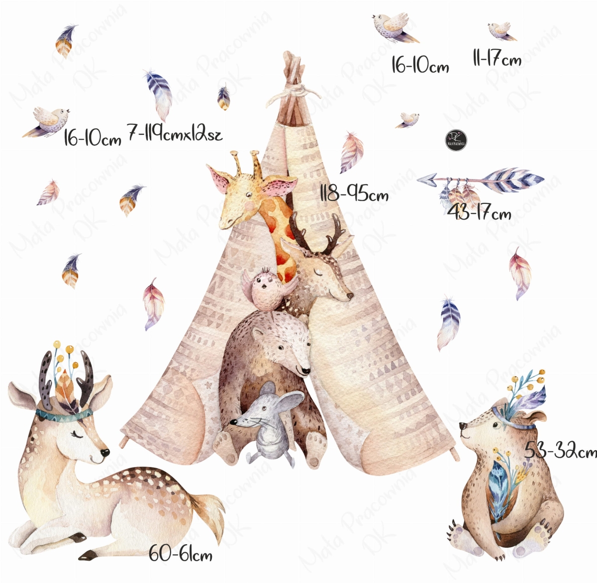 Tipi, sarenka, miś,piórka wymiary.jpg