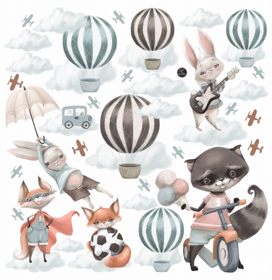 Pastelowy lisek , króliczek   Mała Pracownia DK.jpg