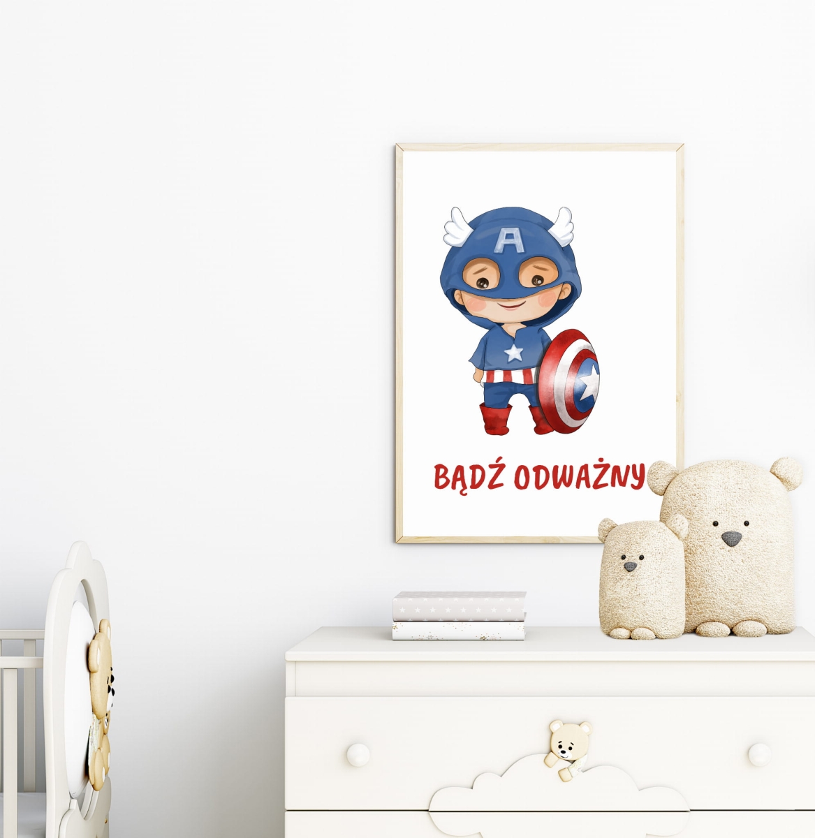 Captain america - Man  plakat  motywacyjny.jpg