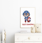Captain america - Man  plakat  motywacyjny.jpg