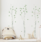 naklejka na ścianę brzozy drzewa las pokój dziecka