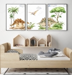 Stegozaur, Wuerhozaur  - Plakaty dinozaury zestaw.jpg