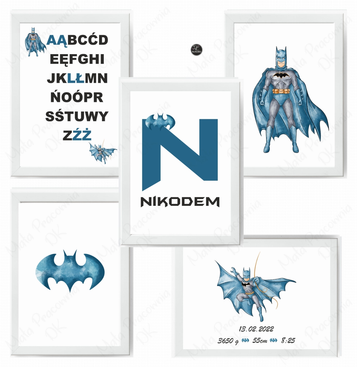 Mała Pracownia DK - BATMAN zestaw plakatów superbohaterowie.jpg