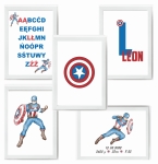 Captain America, Spiderman Plakaty  motywacyjne.jpg
