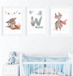 Zestaw plakatów - liski, zajączki, króliczki Nr.2.jpg