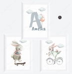 Zestaw plakatów - liski, zajączki, króliczki Nr. 3.jpg