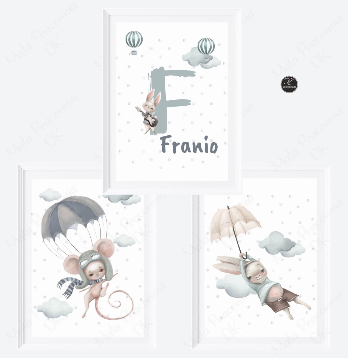 Zestaw plakatów - liski, zajączki, króliczki Nr. 4.jpg