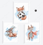 Zestaw plakatów - liski, zajączki, króliczki Nr. 7.jpg