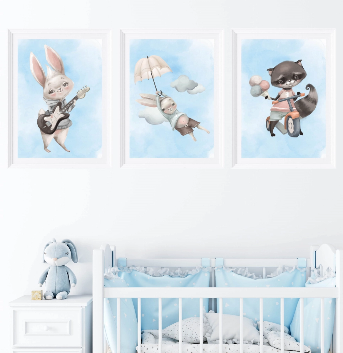 Zestaw plakatów - liski, zajączki, króliczki Nr.8.jpg