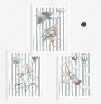 Zestaw plakatów - liski, zajączki, króliczki Nr. 9.jpg