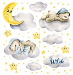 Misie, chmurki, księżyc, gwiazdki naklejka personalizacja.jpg