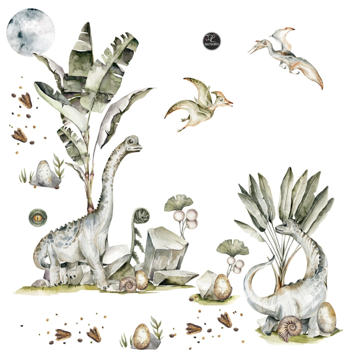 Naklejki na ścianę Dinozaury , Park Jurajski XXL.jpg