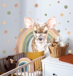 Tęcza, sarenka, konfetti naklejka.jpg