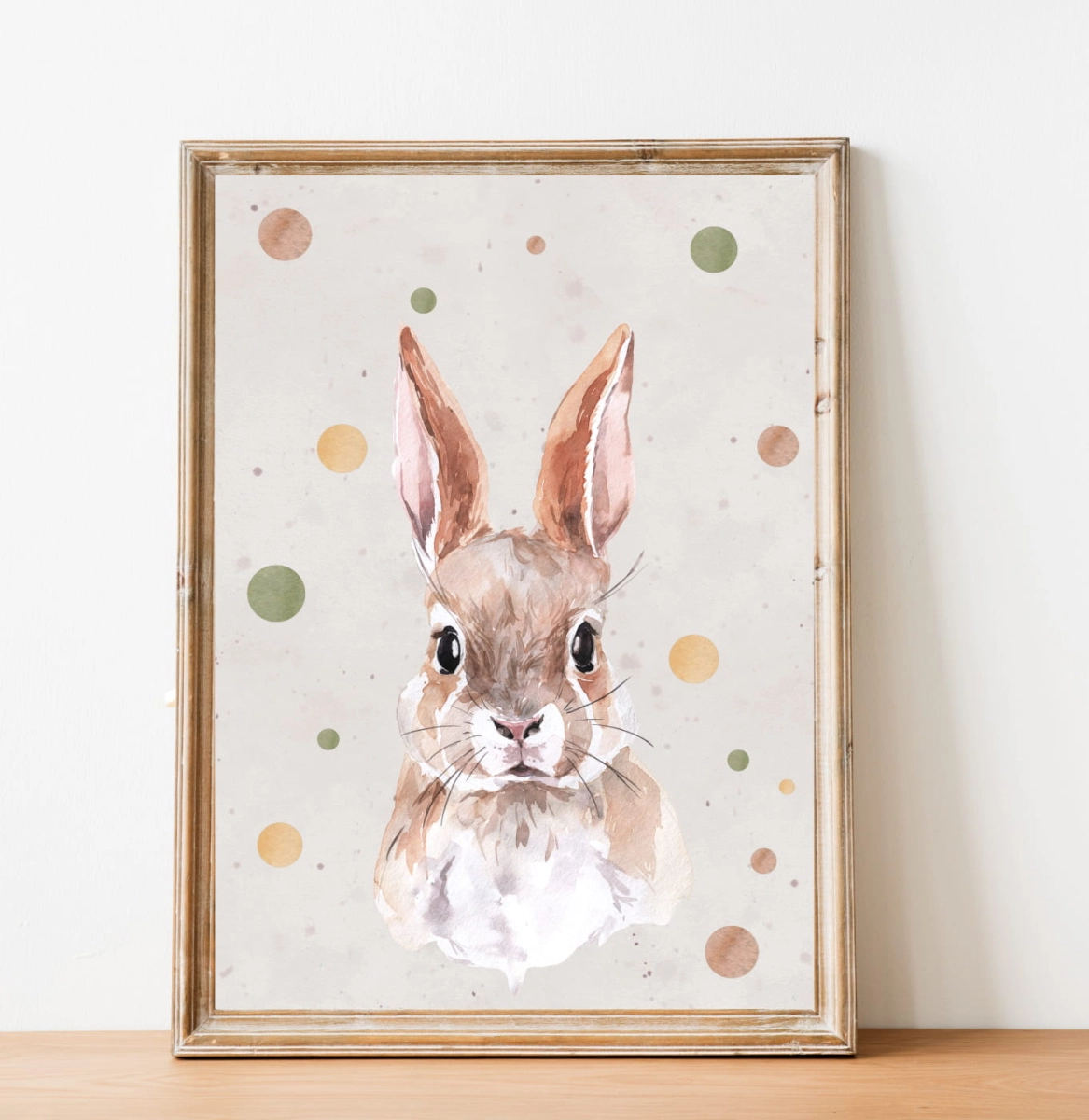 Królik, konfetti - plakat boho.jpg