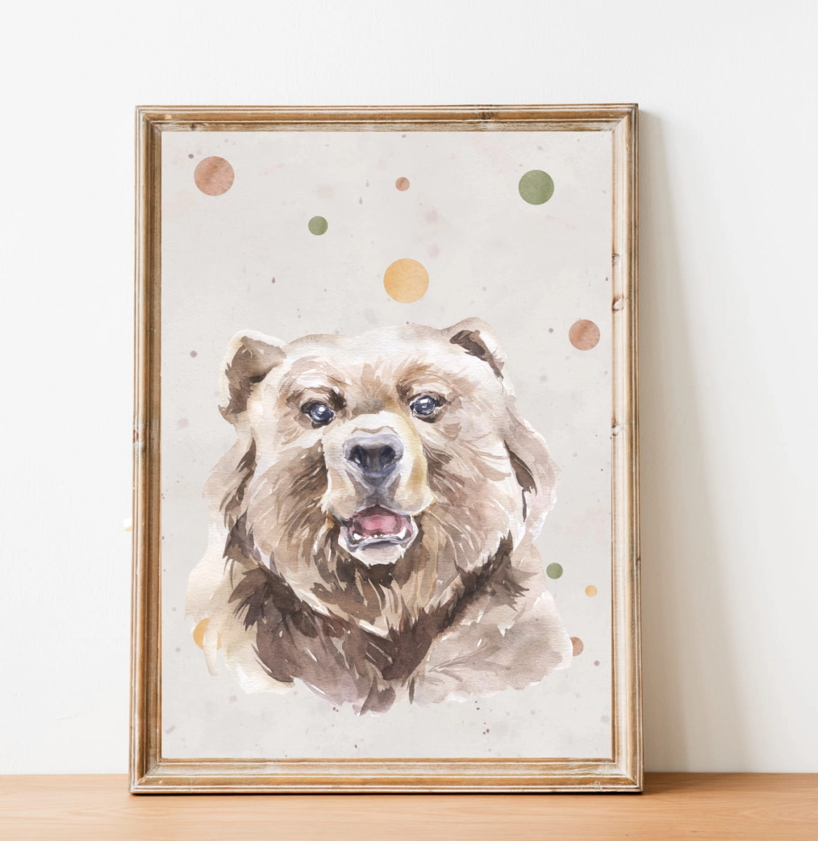 Niedżwiedż, konfetti - plakat boho.jpg