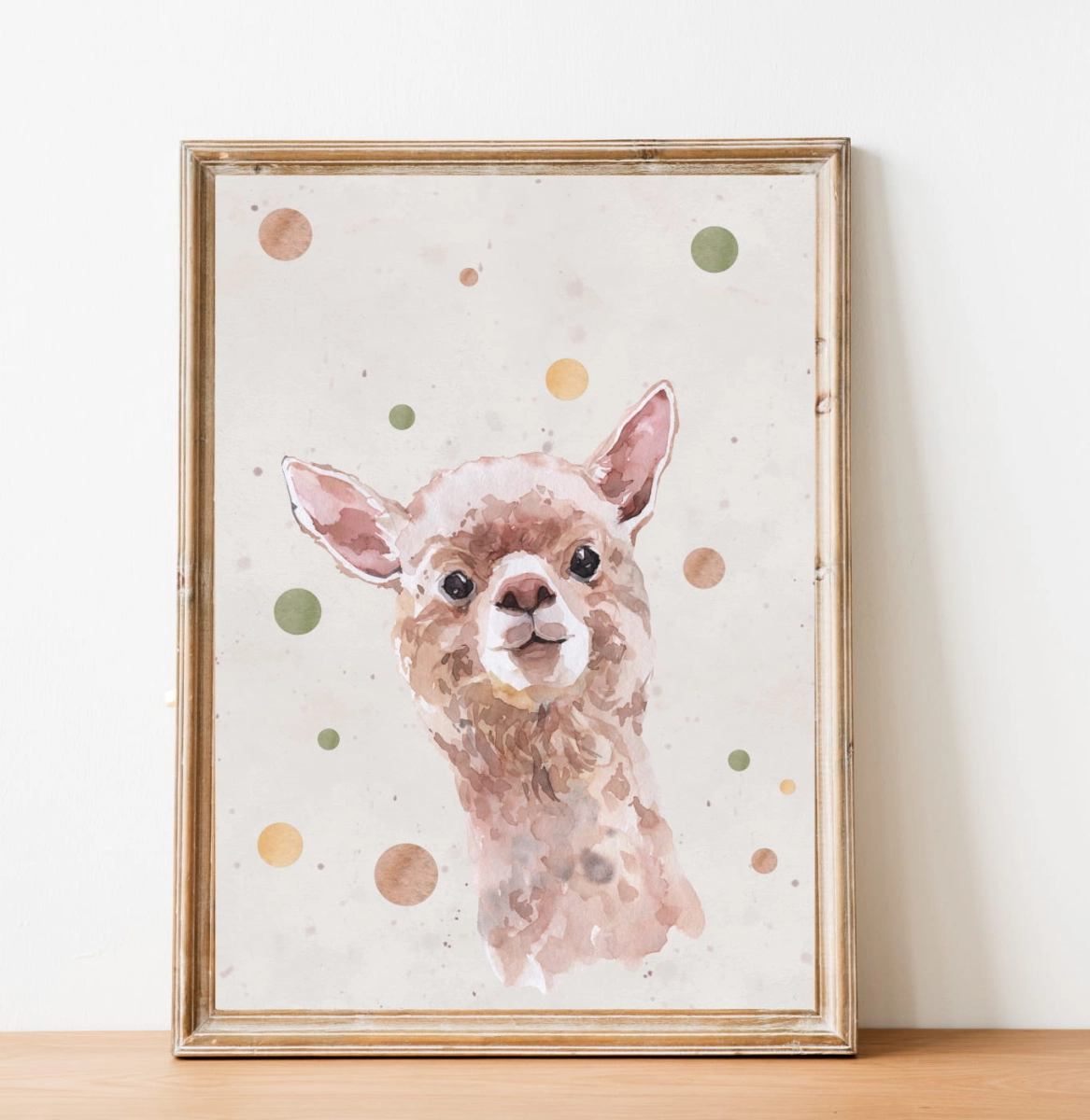 Lama, konfetti - plakat boho.jpg